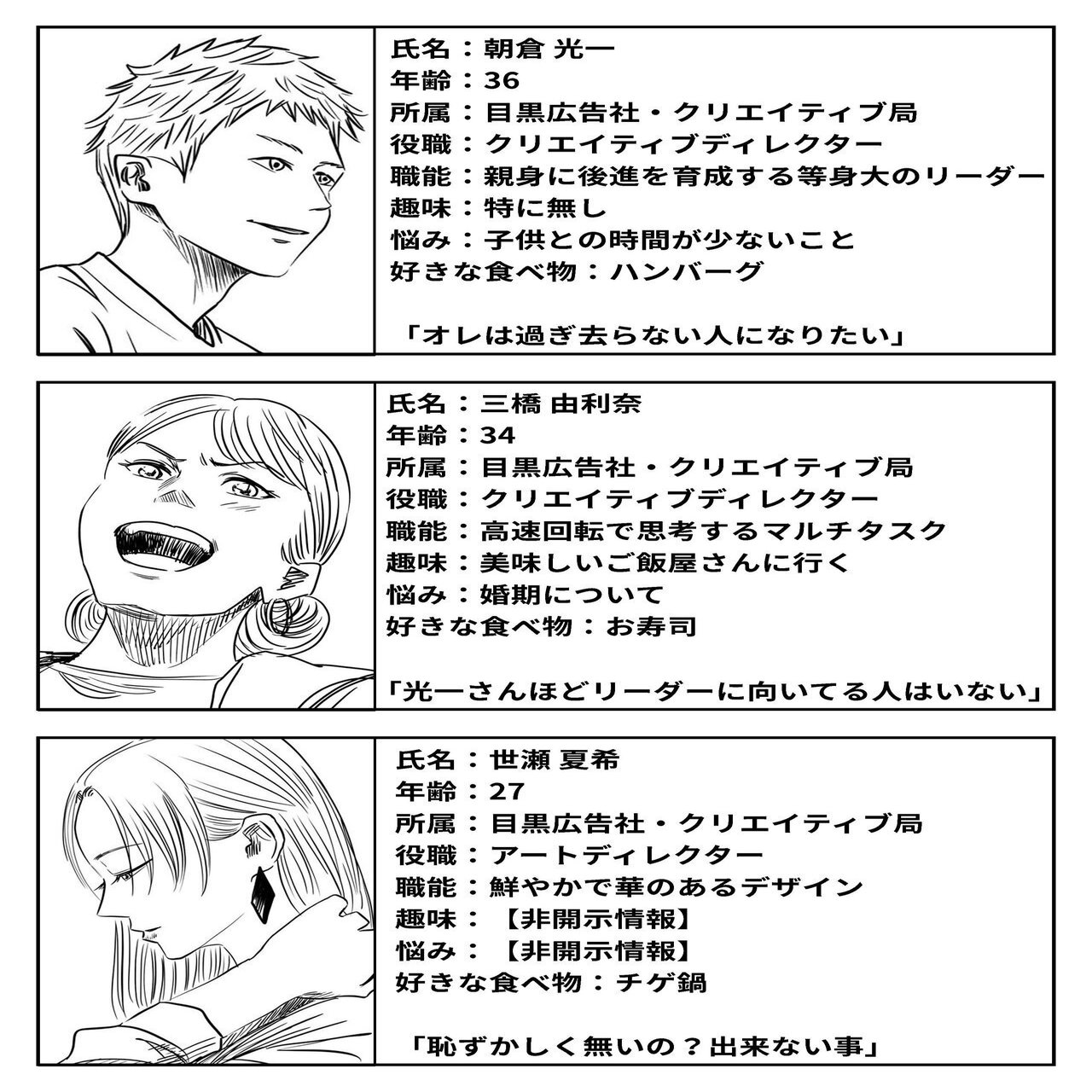 八月の悪夢編 キャラクター紹介 左ききのエレンhype 番外編 かっぴー 漫画家 Note
