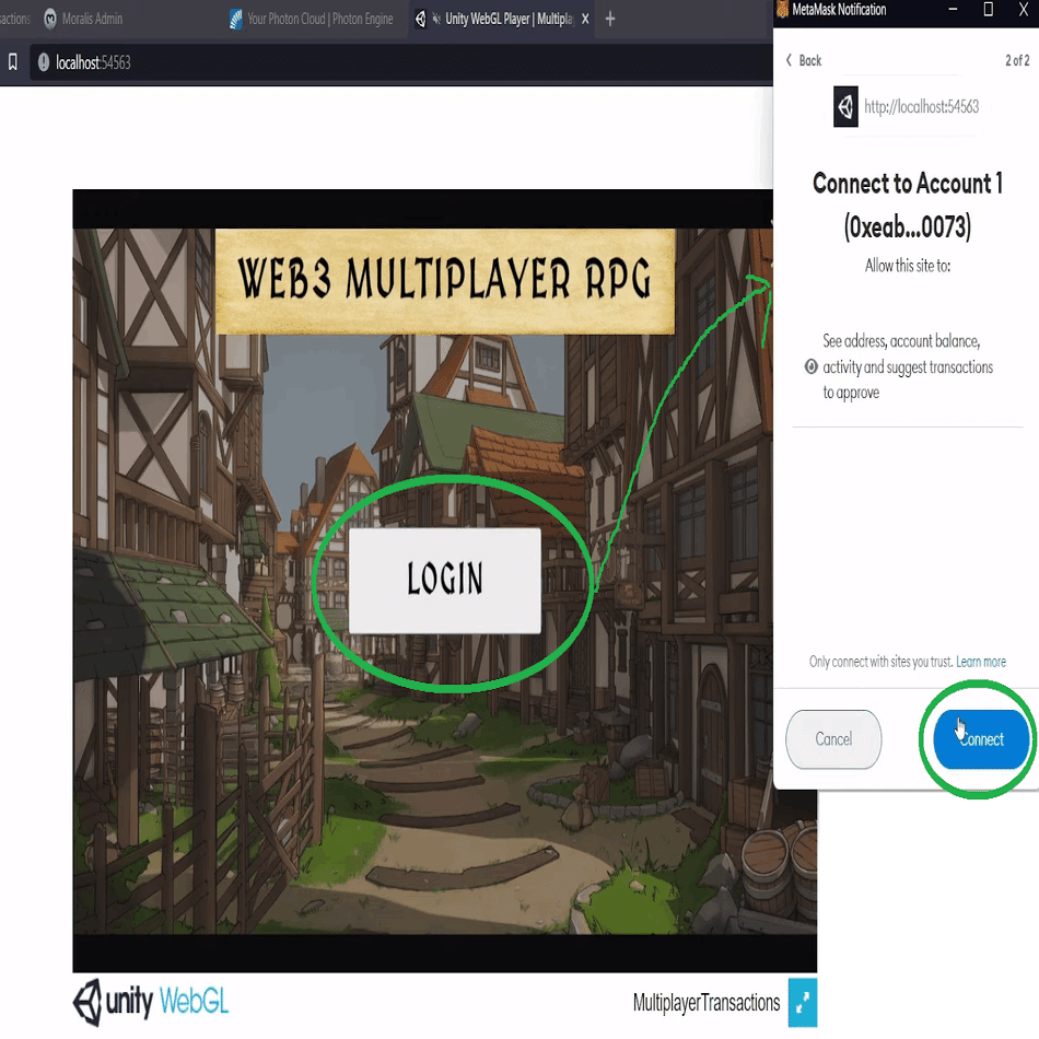 ゲームにブロックチェーントランザクション機能を実装する方法｜Unity × Moralis Metaverse SDK｜NFTStudio