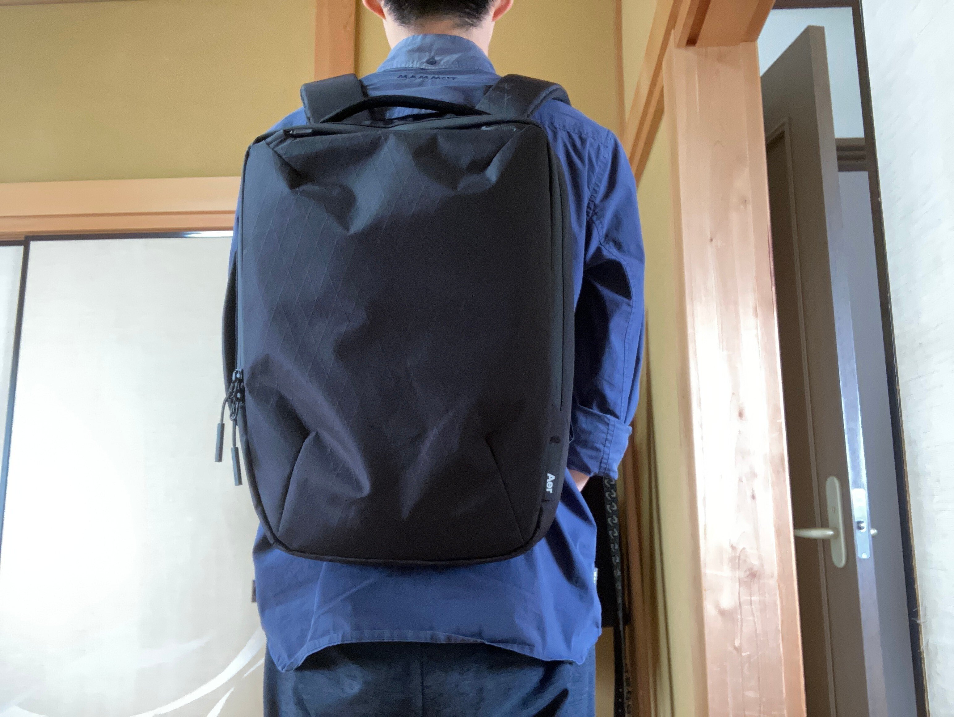 限定 AER Slim Pack X-PAC エアー スリム パック 黒