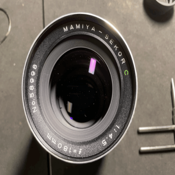 MAMIYA-SEKOR C 180mm F4.5 分解｜FWP_office