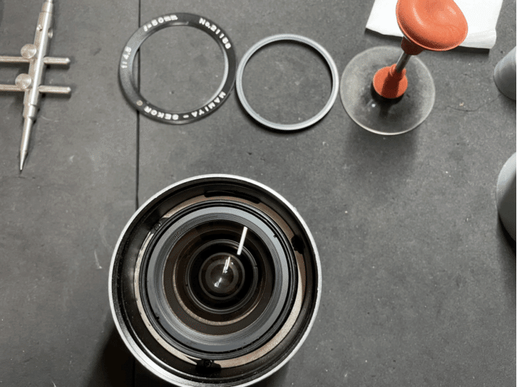 MAMIYA-SEKOR C 50mm F4.5 分解｜FWP_office
