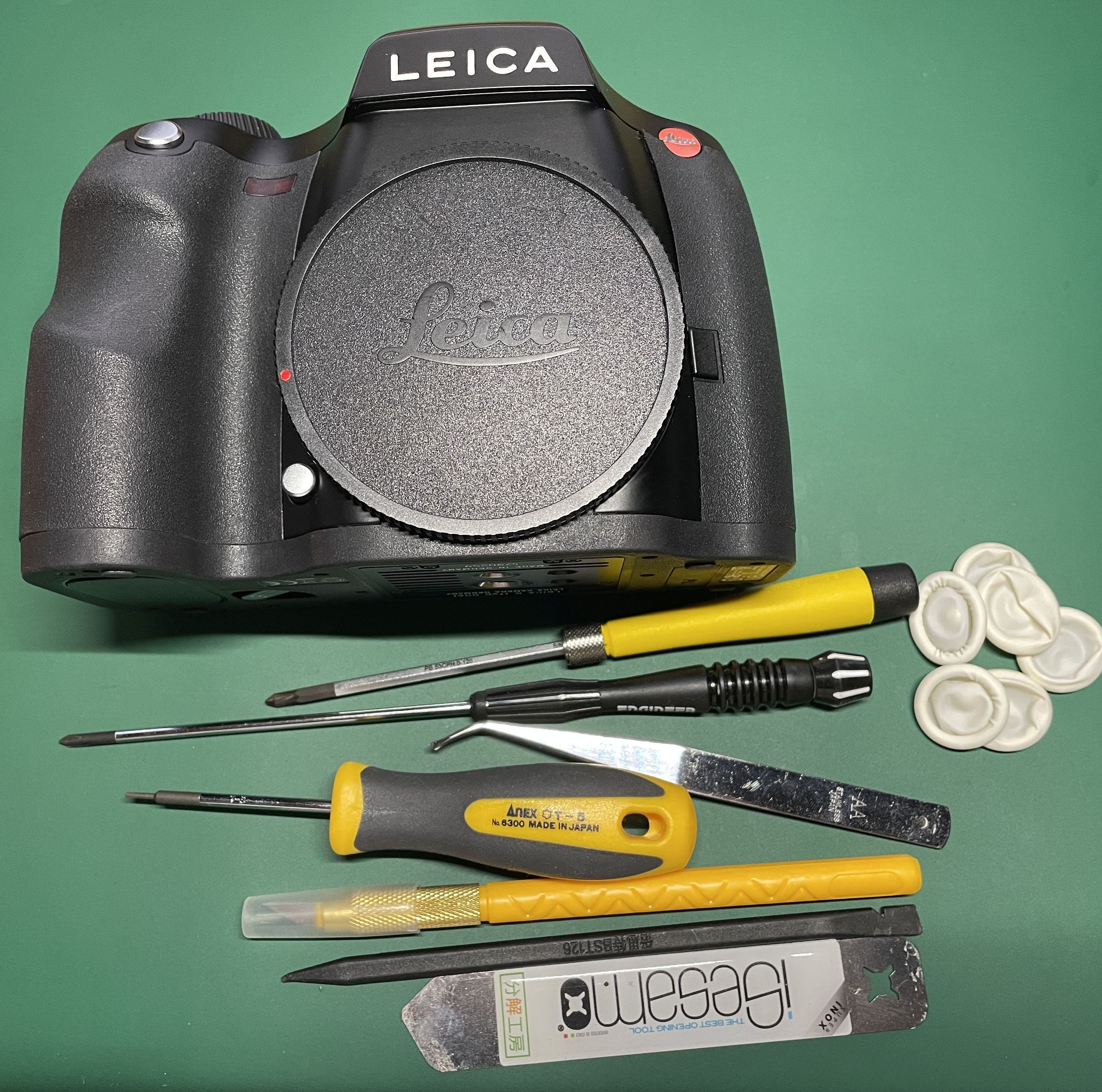 Leica S 006 CCDセンサーカバーガラス交換(失敗後カメラ文鎮化 Leica S 006 CCDセンサーカバーガラス交換(失敗後カメラ文鎮化