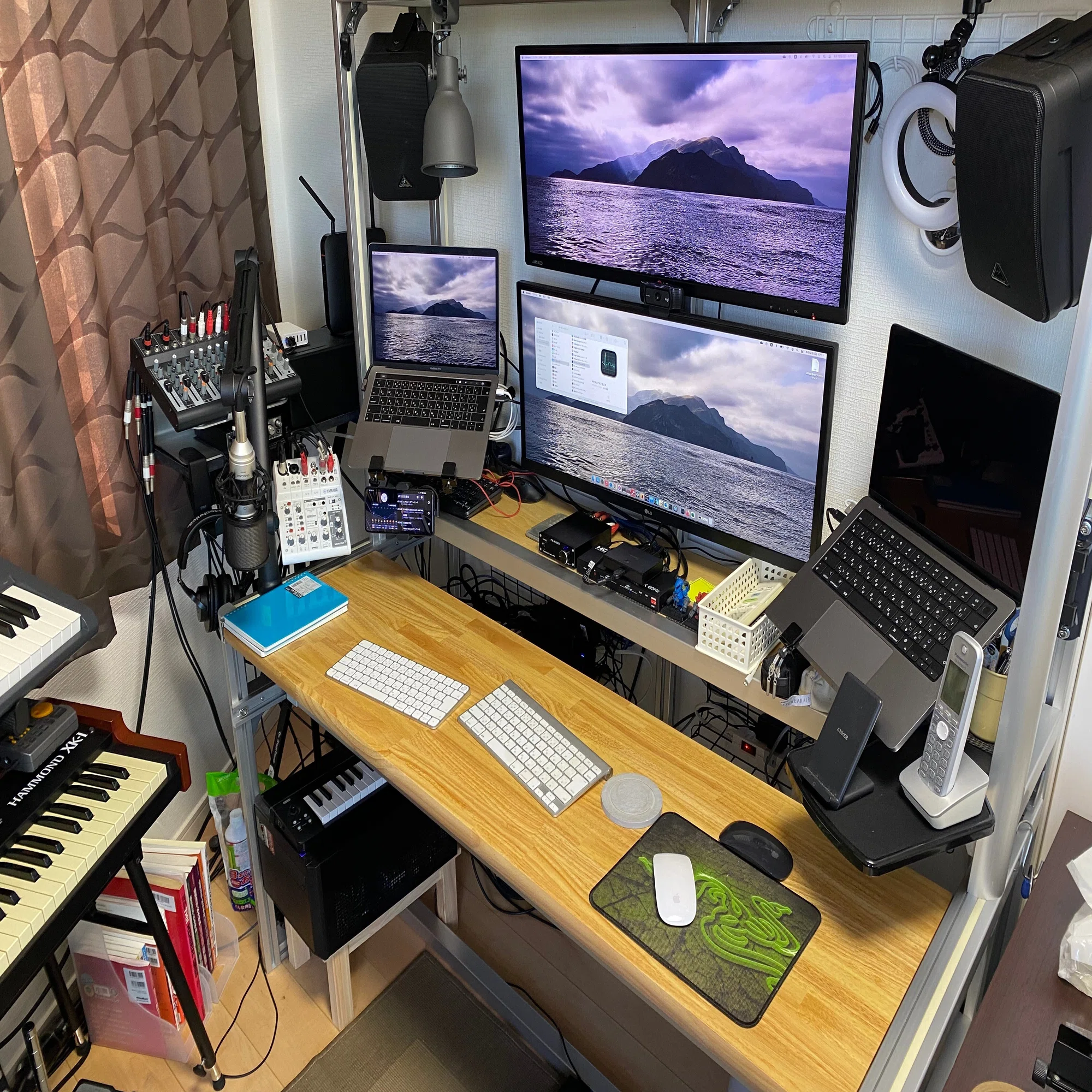 仕事机 兼 (なんちゃって)DTMデスクを作る その2 組み立て編 