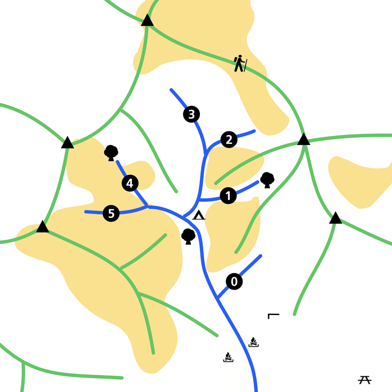 Googlemapから作った植生図