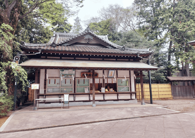 世田谷八幡宮の授与所