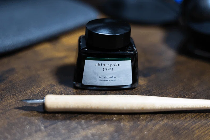 藤田さんちのインク沼 -色彩雫 iroshizuku 新緑-｜藤田さんちの色彩