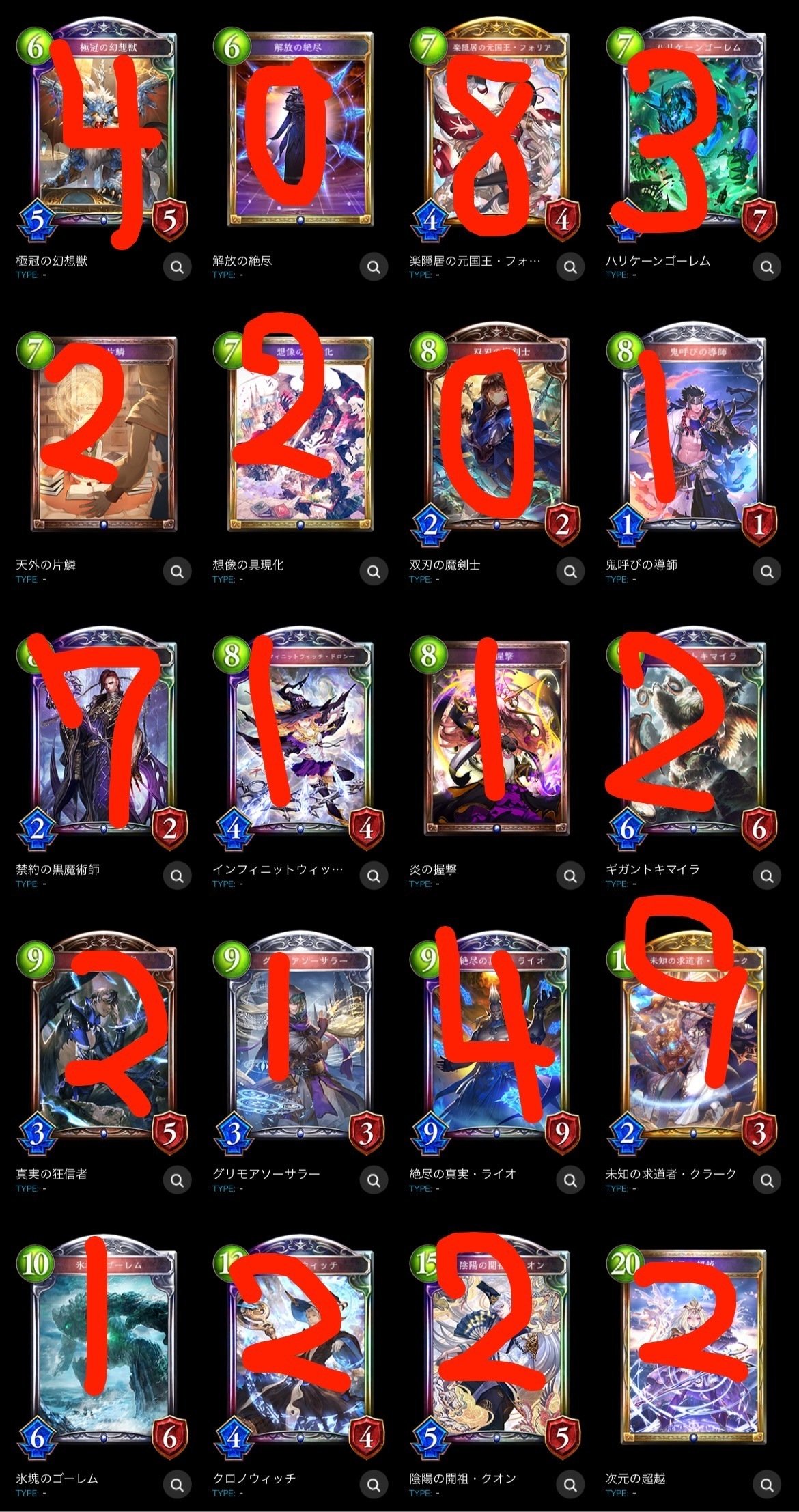 6周年記念オールスター2Pick蓮華点数表！！｜蓮華