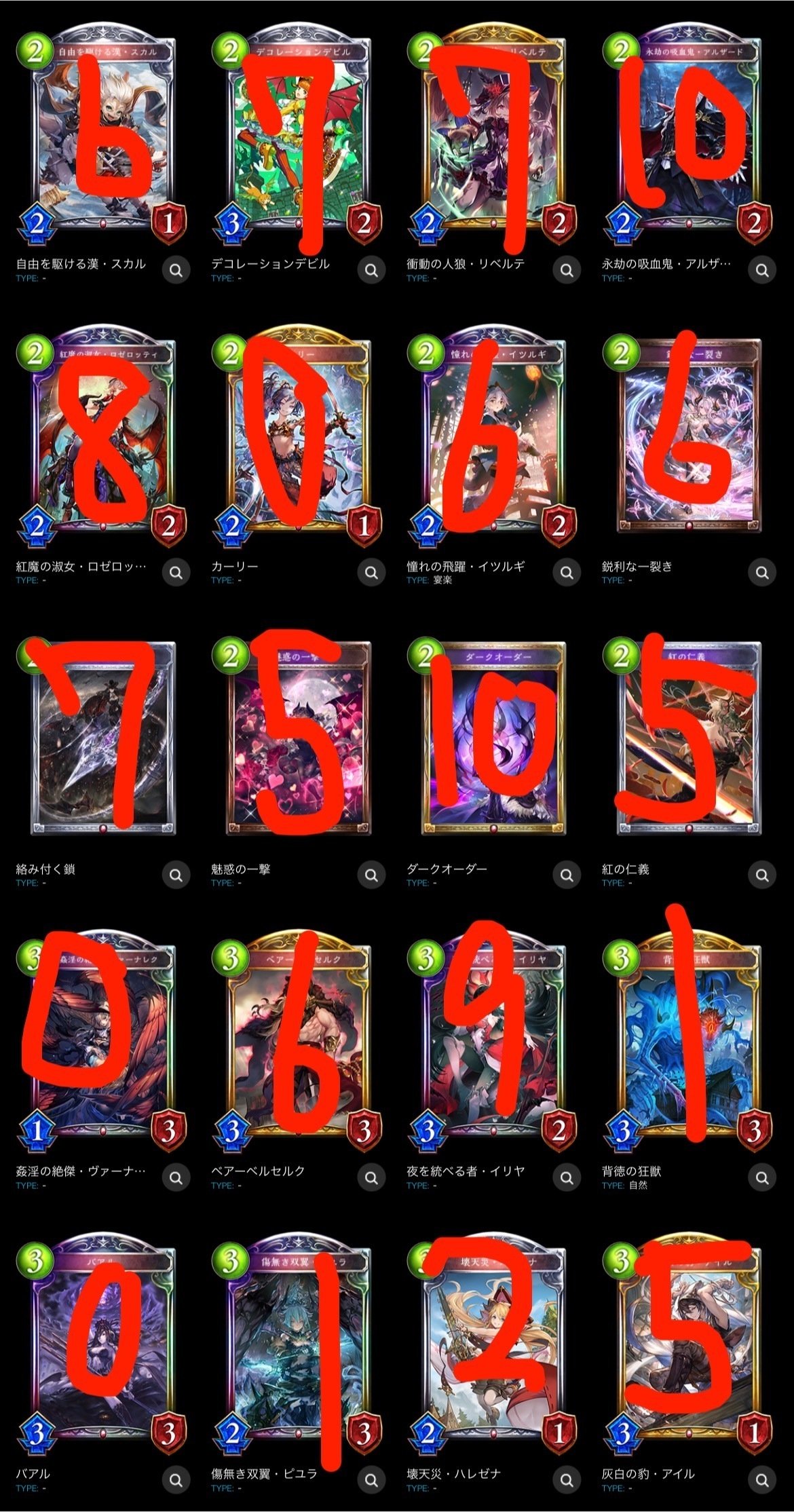 6周年記念オールスター2Pick蓮華点数表！！｜蓮華