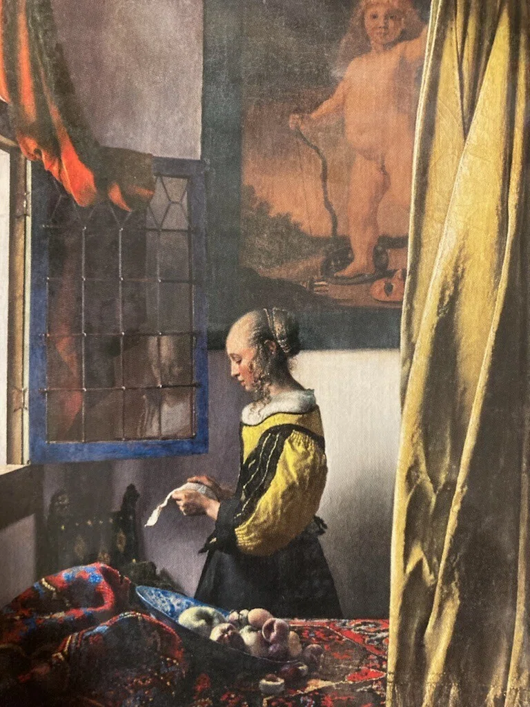 I went to see Vermeer's 'Girl Reading a Letter at an Open Window