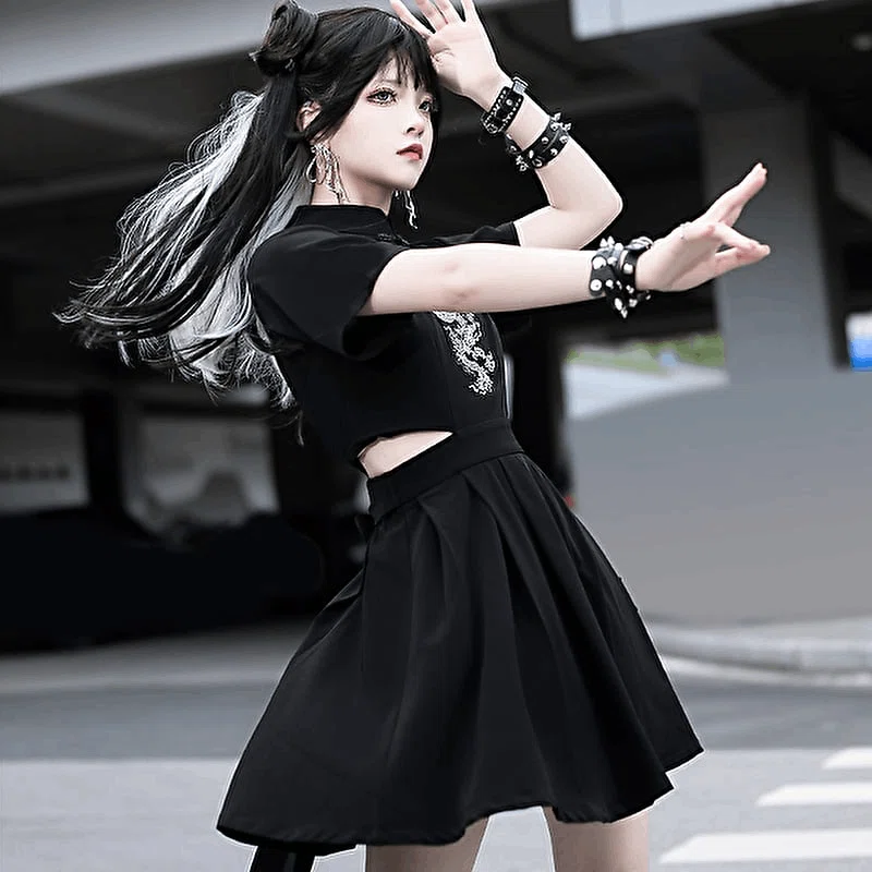 伊藤潤二×古怪舎コラボ⚡病み可愛いサブカル系地雷服⚡｜ロリータ通販