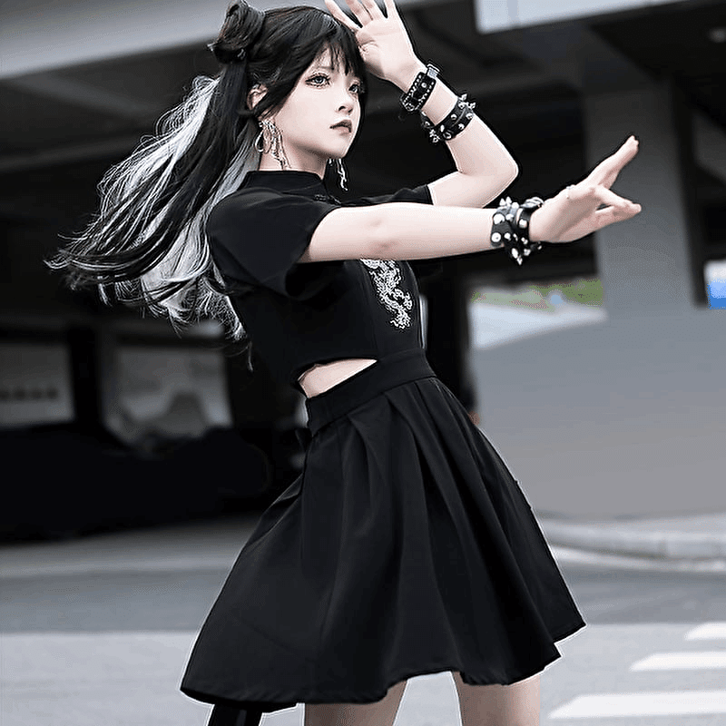 天使と悪魔 古怪舎　伊藤潤二　あやつり屋敷　刺繍　レースデザインジャケット 天使と悪魔 古怪舎 伊藤潤二 あやつり屋敷 刺繍 レースデザイン