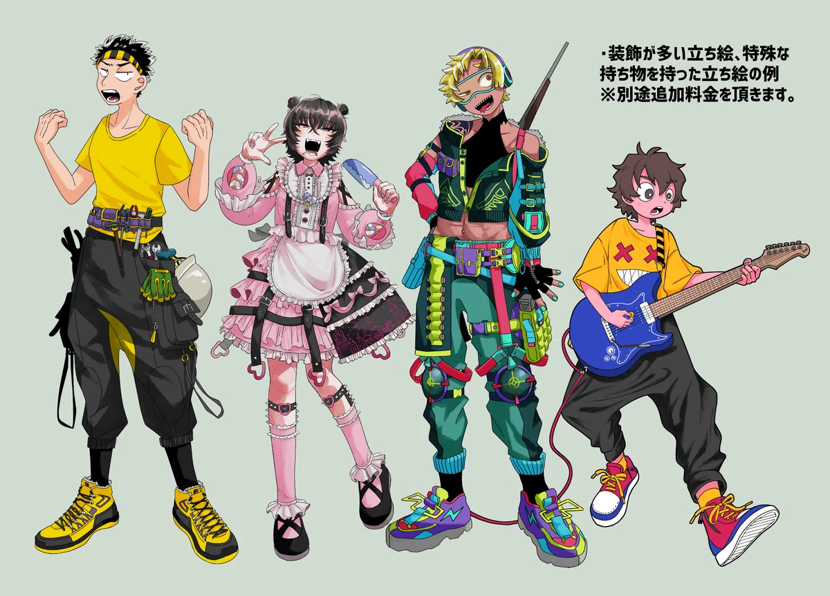 立ち絵依頼について｜くちた