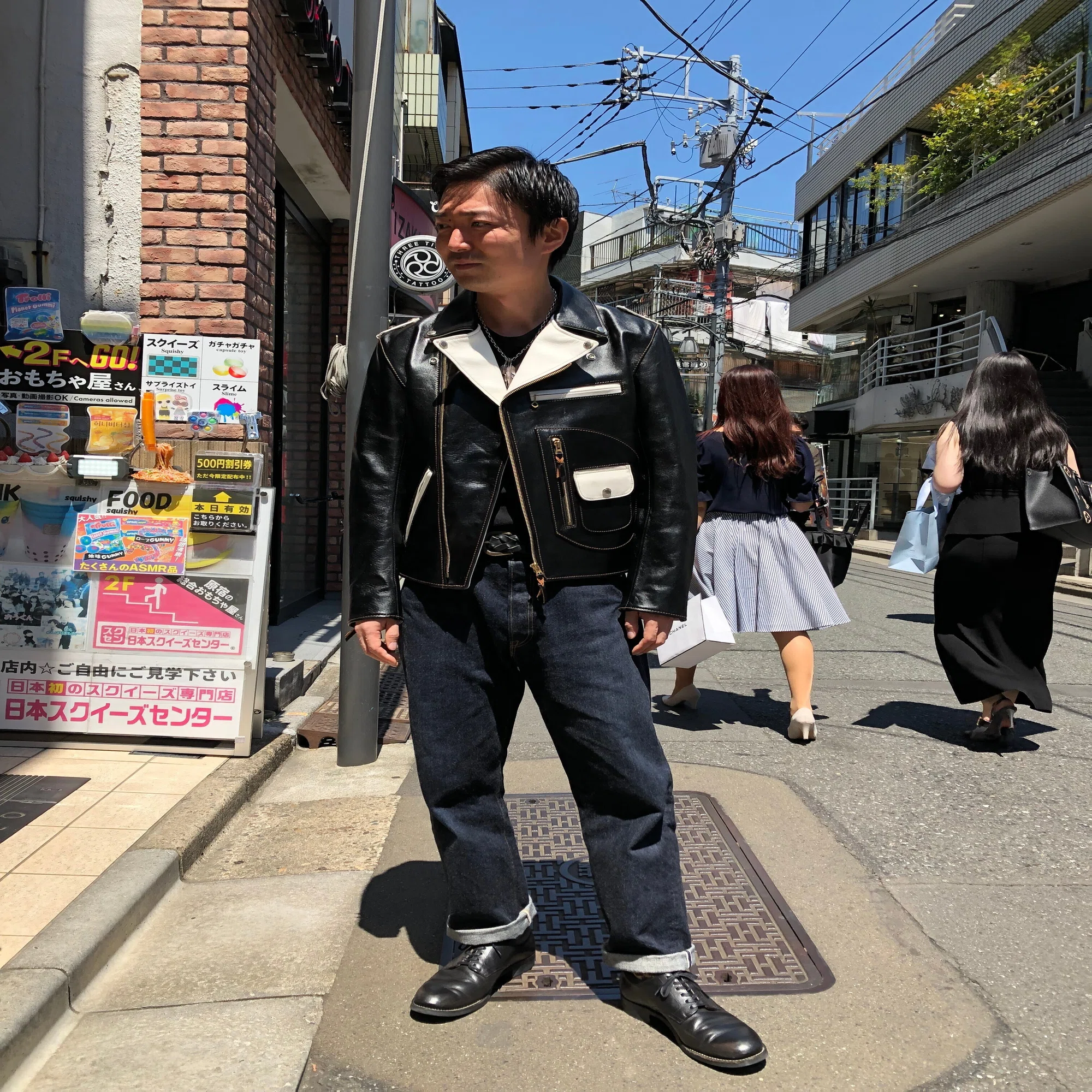 FLAT HEAD 神宮前店】～ホースハイド ツートン ダブルライダース 