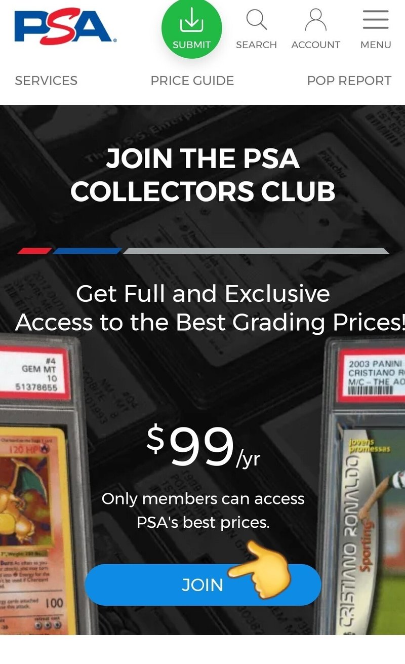 【PSA鑑定】PSA Collectors Clubの登録方法とメリット｜モル｜note