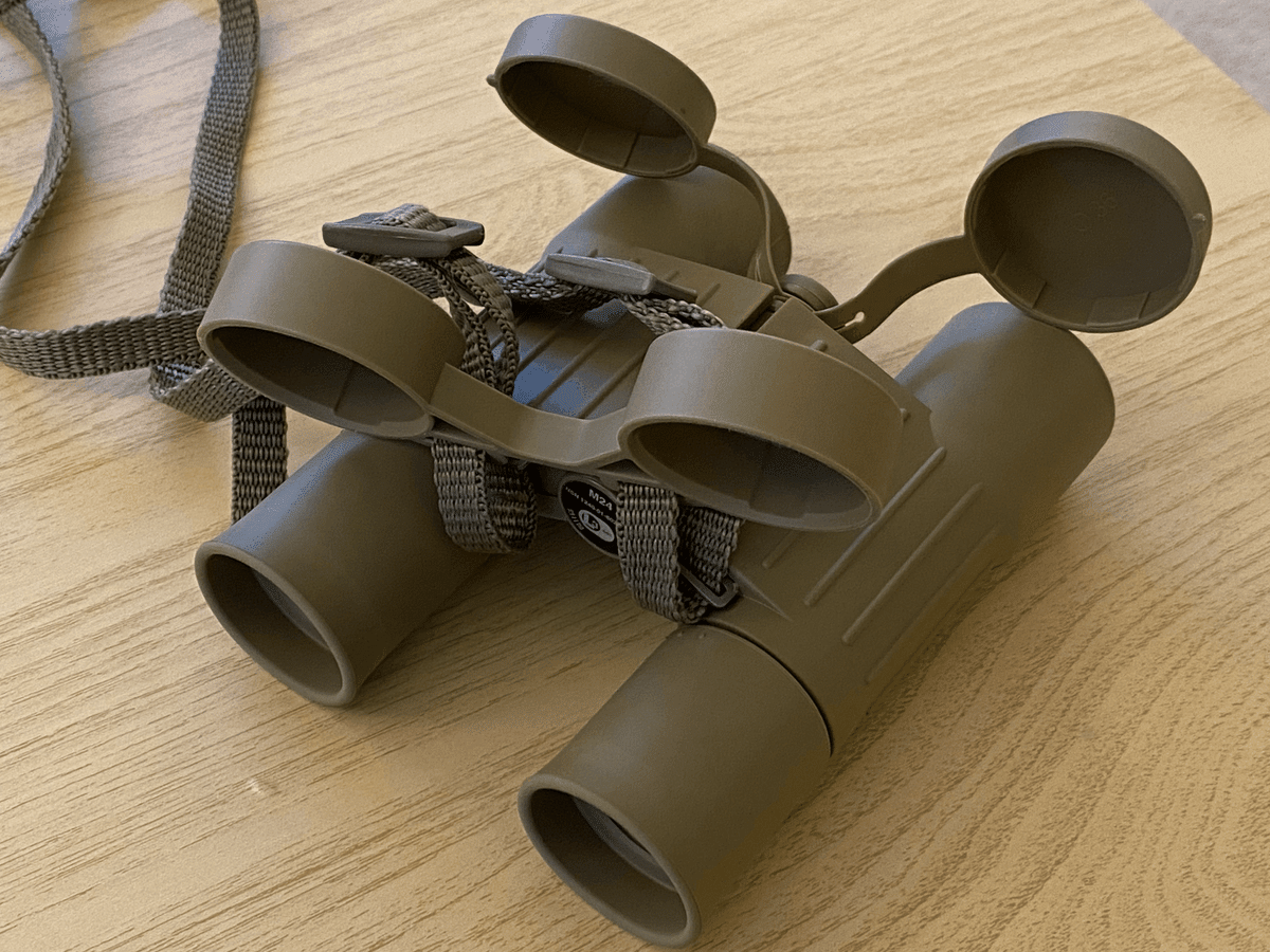 米軍実物M24双眼鏡を旅行用に買ったのでレビュー！｜Shimokki
