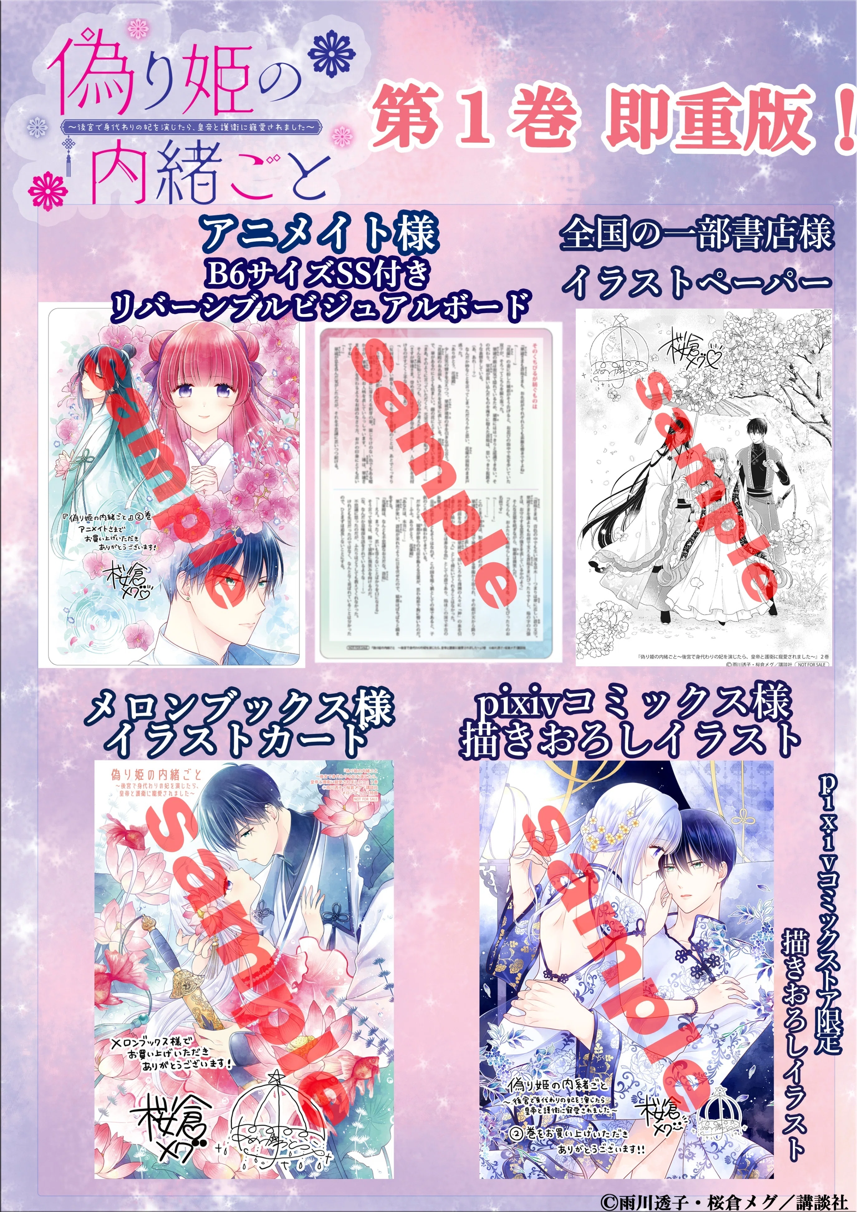偽り姫の内緒ごと 1 2巻 初版 訳あり品送料無料