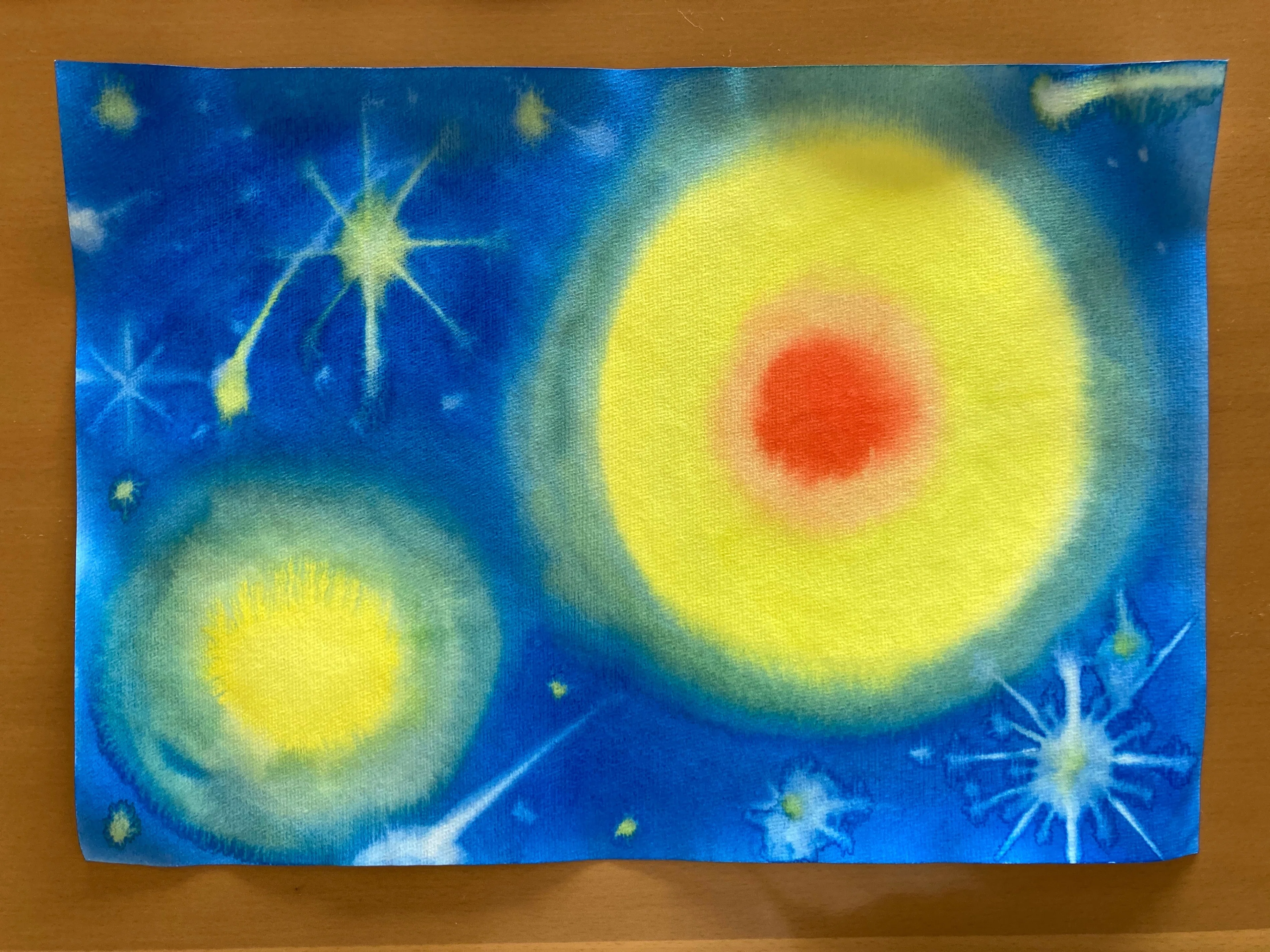 創世記 第四日》 目にみえる太陽・目に見えない太陽｜裏の畑美術部
