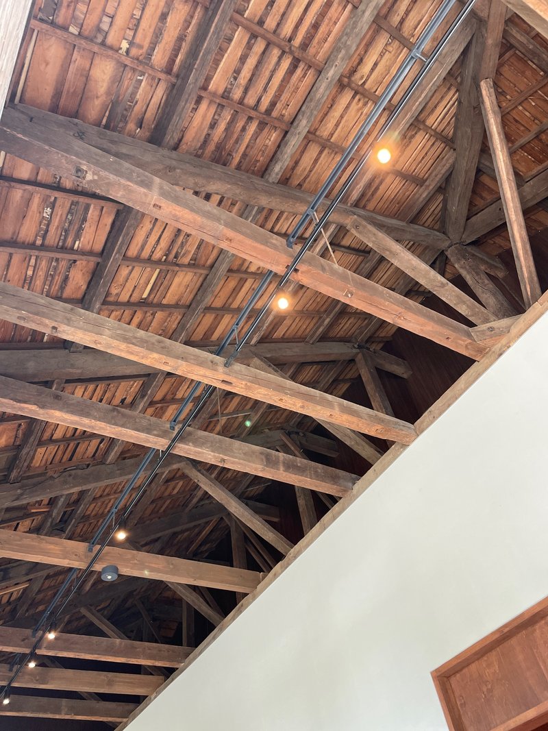 木造の天井