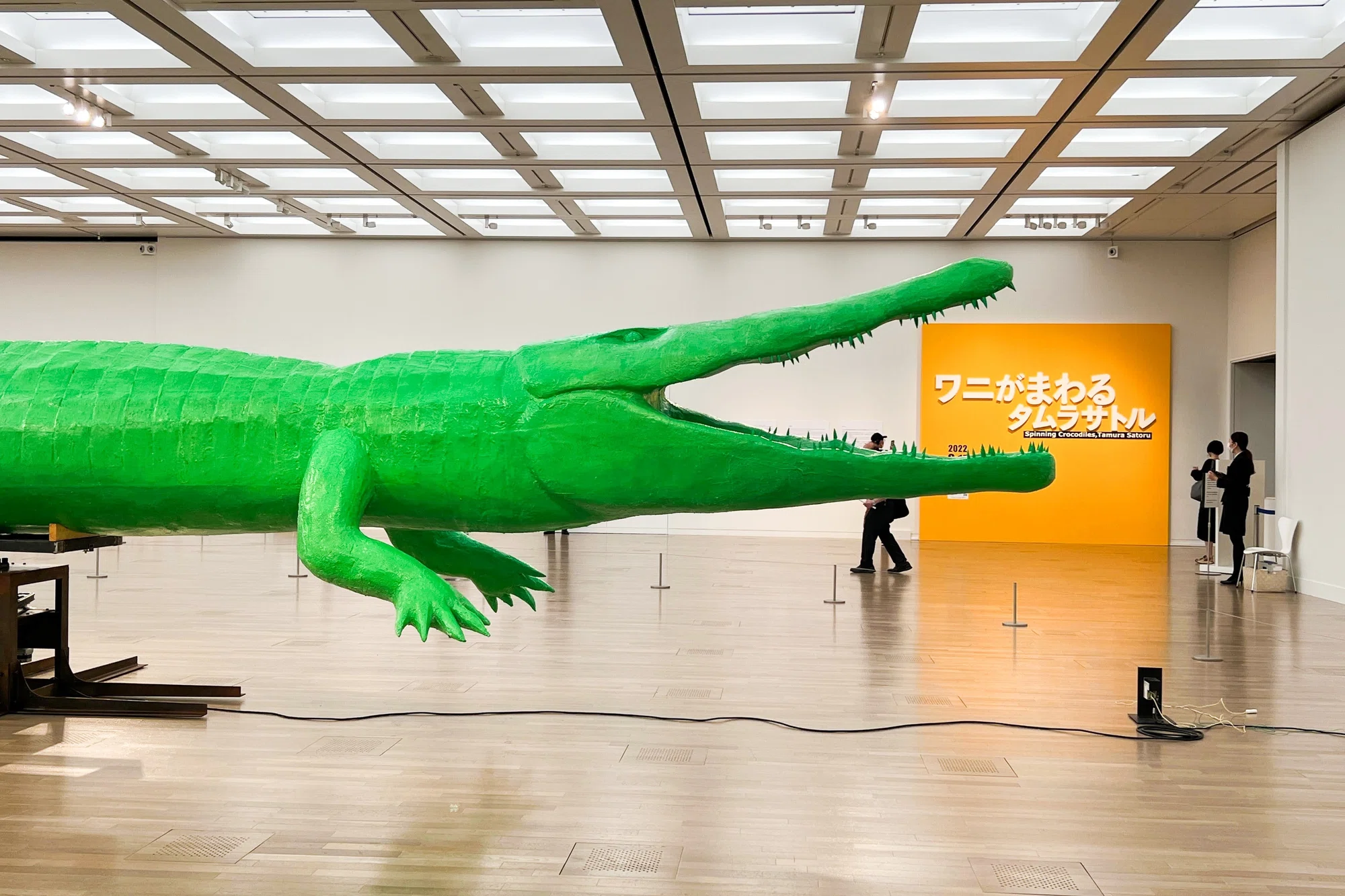 回転するワニはアートなのか ーー ワニがまわる タムラサトル 展 国立新美術館 ぷらいまり Note 回転するワニはアートなのか ーー ワニがまわる タムラサトル 展 国立新美術館 ぷらいまり Note