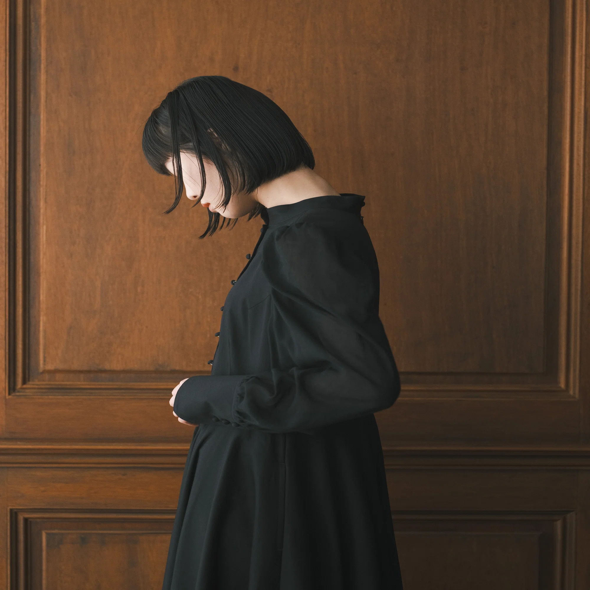 今週の販売情報?】袖だけシアーのblack sheer dress / 再販は 