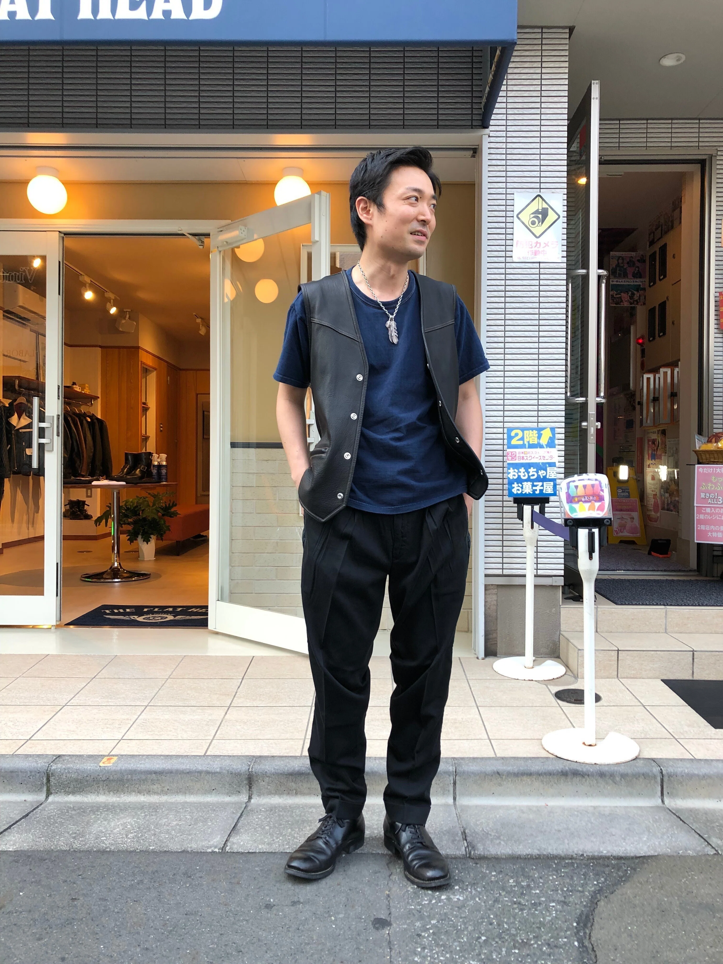 THE FLAT HEAD コットン　レーヨン　スラックス コットン×レーヨン スラックス FN-PA-C008 | THE FLAT HEAD