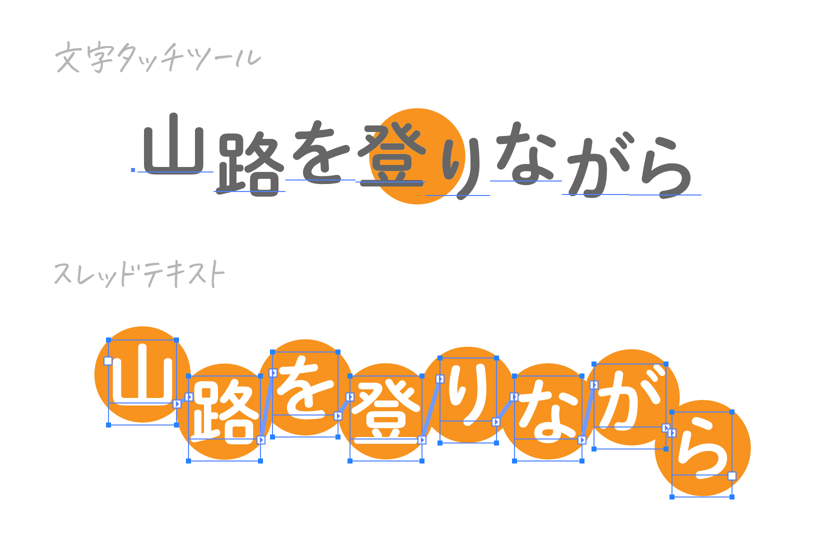 1文字ずつ異なるアピアランスを適用できるようにスレッドテキストにする Dtp Transit 別館 Note 1文字ずつ異なるアピアランスを適用できるようにスレッドテキストにする Dtp Transit 別館 Note