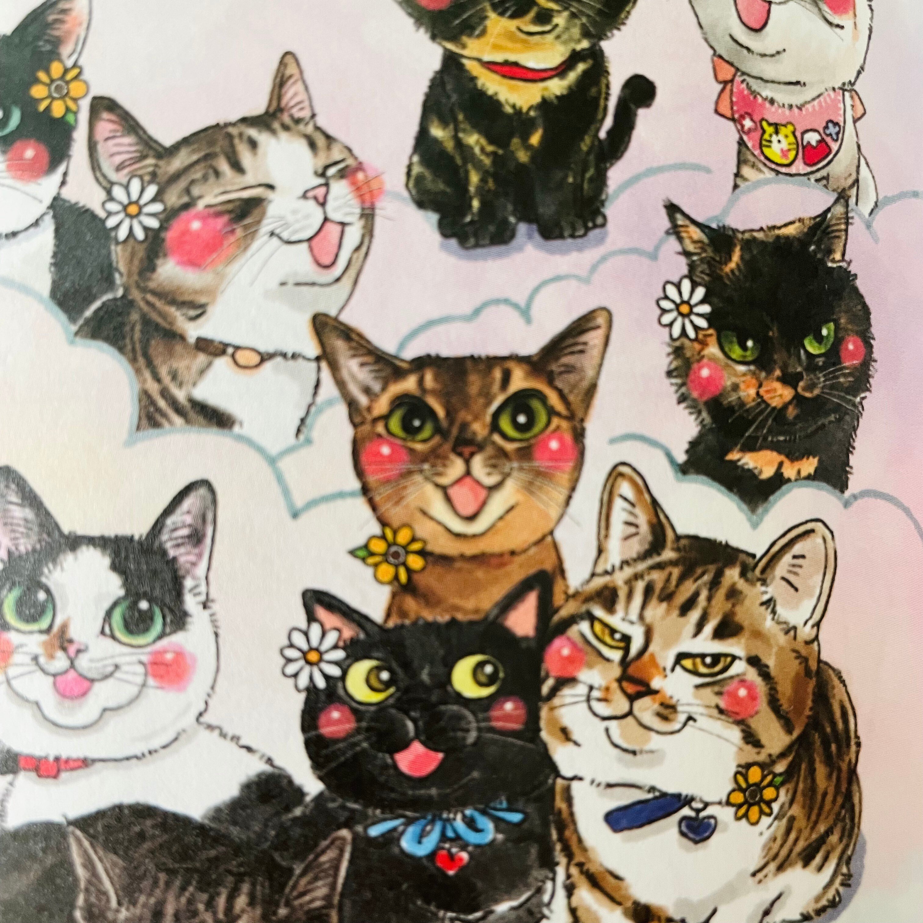 愛猫がぬり絵に参加しました｜みちゅねこ