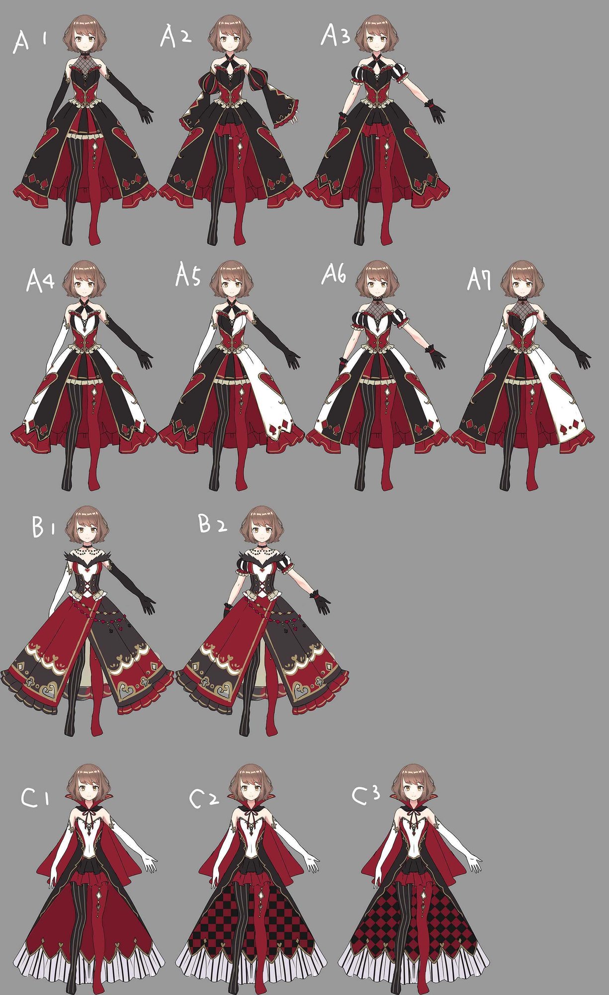 デザイン画チラ見せ Malice In Wonderlandガチャ Reality Note デザイン画チラ見せ Malice In Wonderlandガチャ Reality Note