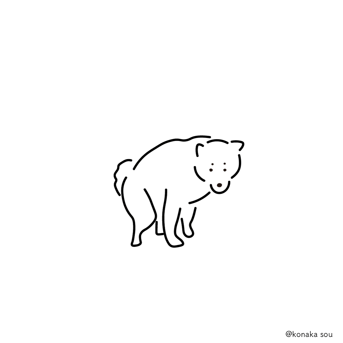 柴犬イラスト お仕事中の柴犬 湖中そう 柴犬クリエイター Note