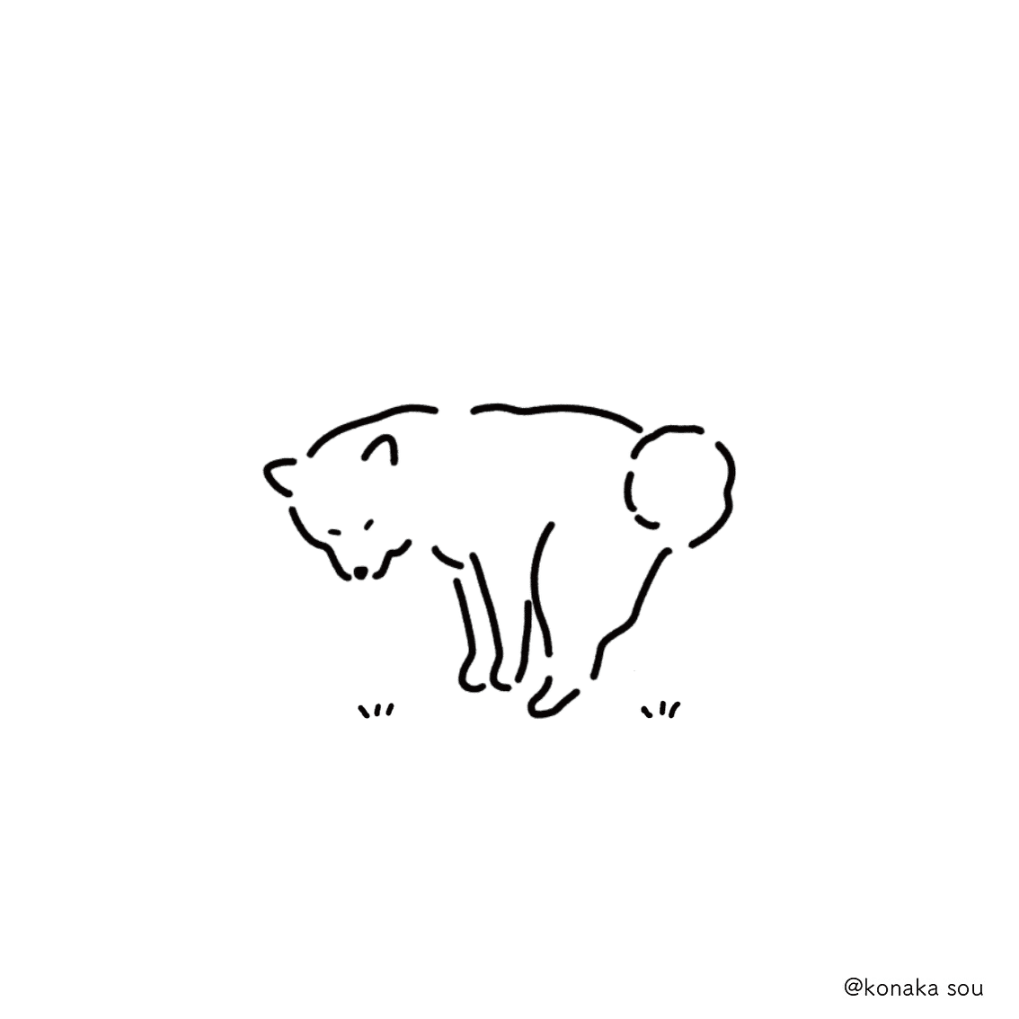 柴犬イラスト お仕事中の柴犬 湖中そう 柴犬クリエイター Note