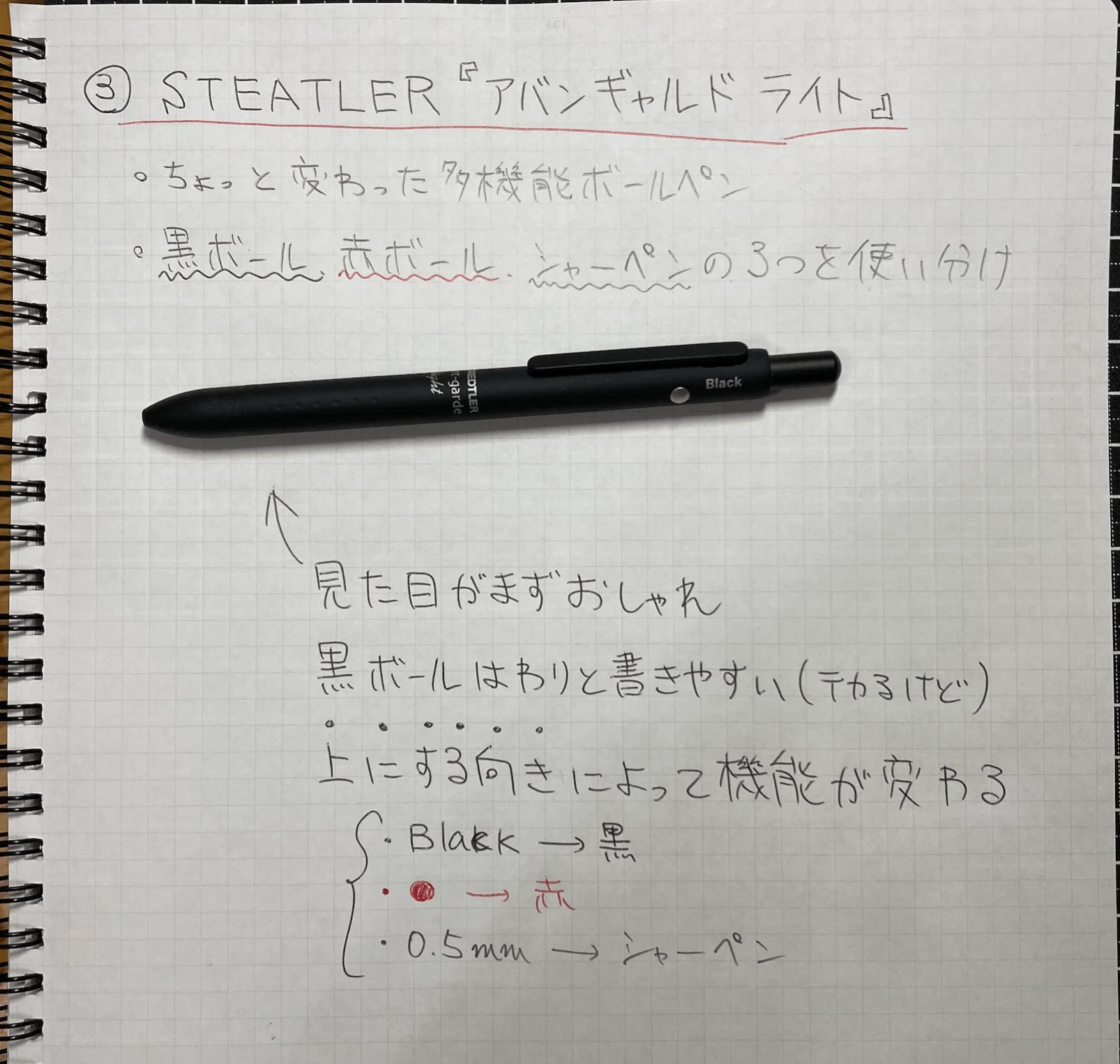 黒色文具蒐集オタクの旅路｜たたたたた