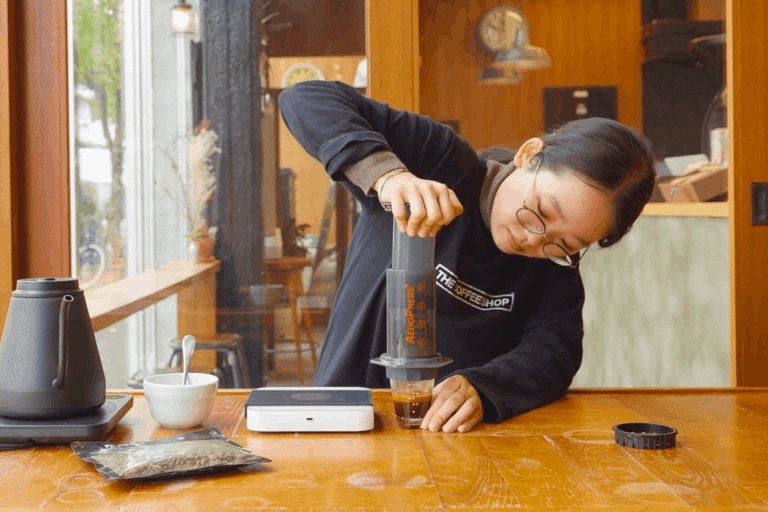 AeroPress コーヒードリッパー エスプレッソアタッチメント付き Amazon | Asixxsix エアロプレスコーヒーとエスプレッソマシン