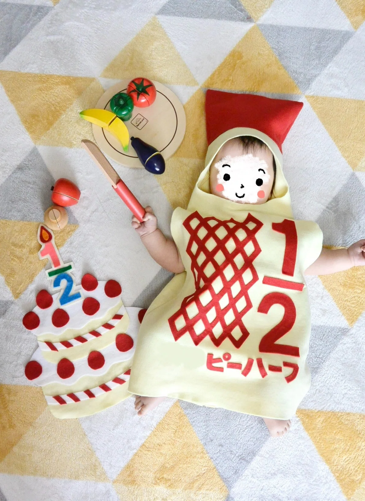 ハーフバースデーをマヨ着ぐるみでお祝いしたい方へ｜nagomi