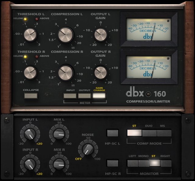DTM・DAW dbx 160A DTM / DAWコンプレッサーの方式と特性を知ろう！第1回：アナログを