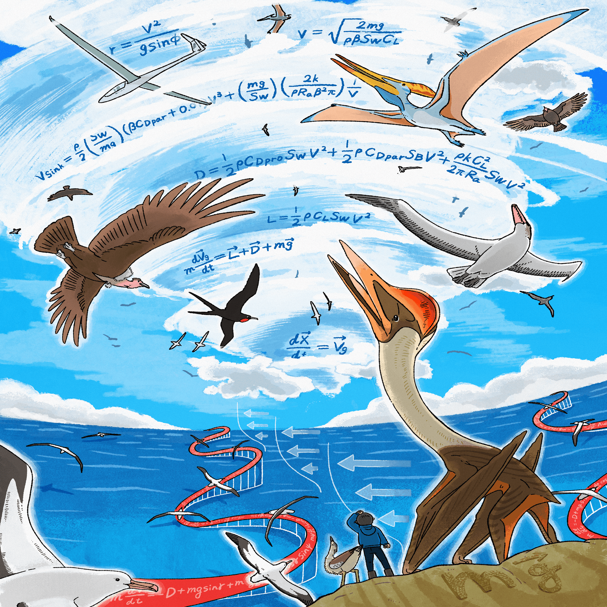 65. 巨大翼竜は空を飛べなかった!? 力学計算から見えてきた新事実