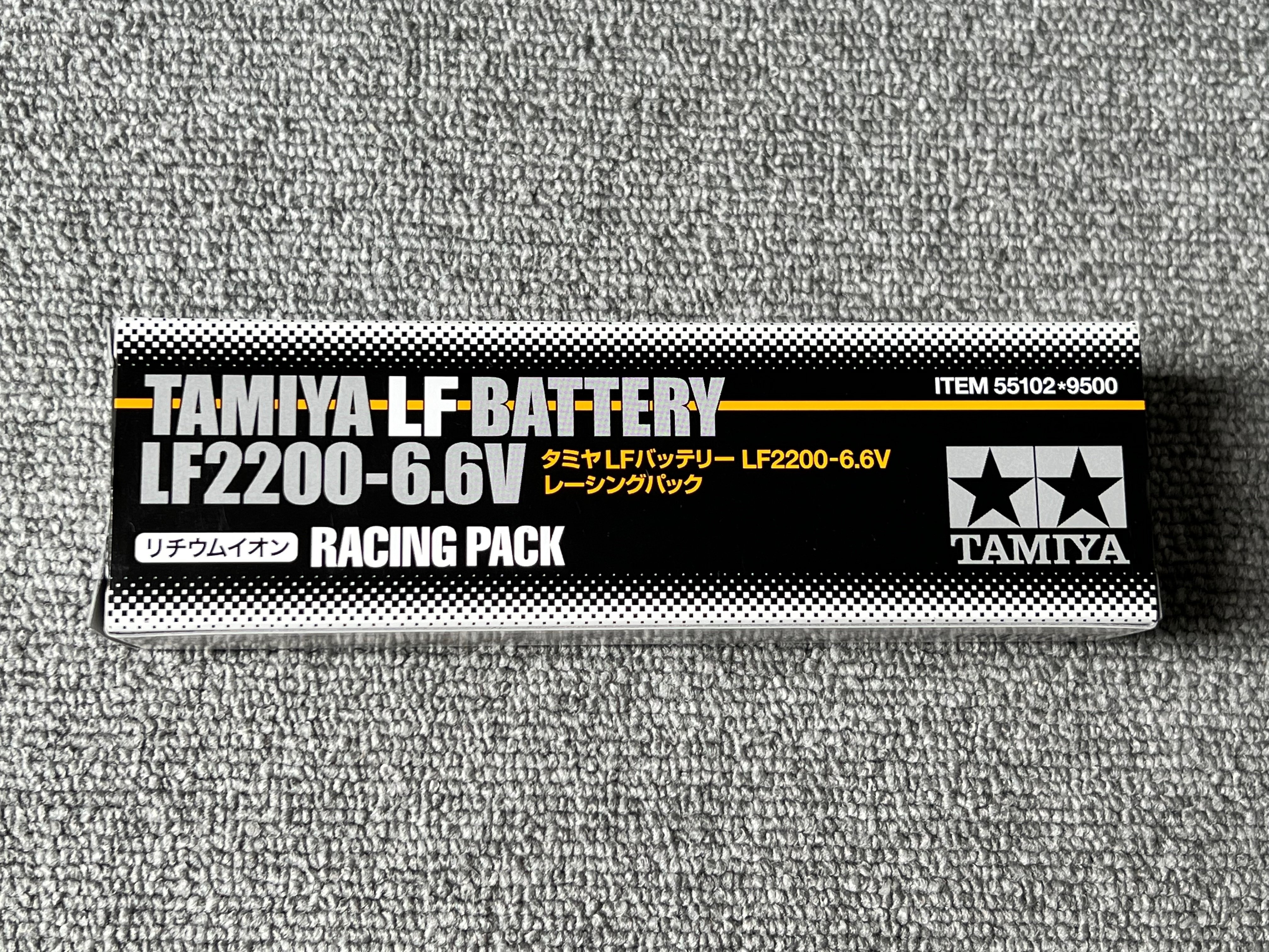 TAMIYA LF2200-6.6V LiFeバッテリー タミヤ LFバッテリー LF2200-6.6V レーシングパック【55102