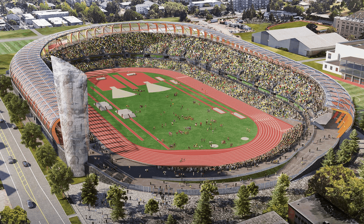 世界陸上の会場 Hayward Field (ヘイワード フィールド) ｜和田 俊明