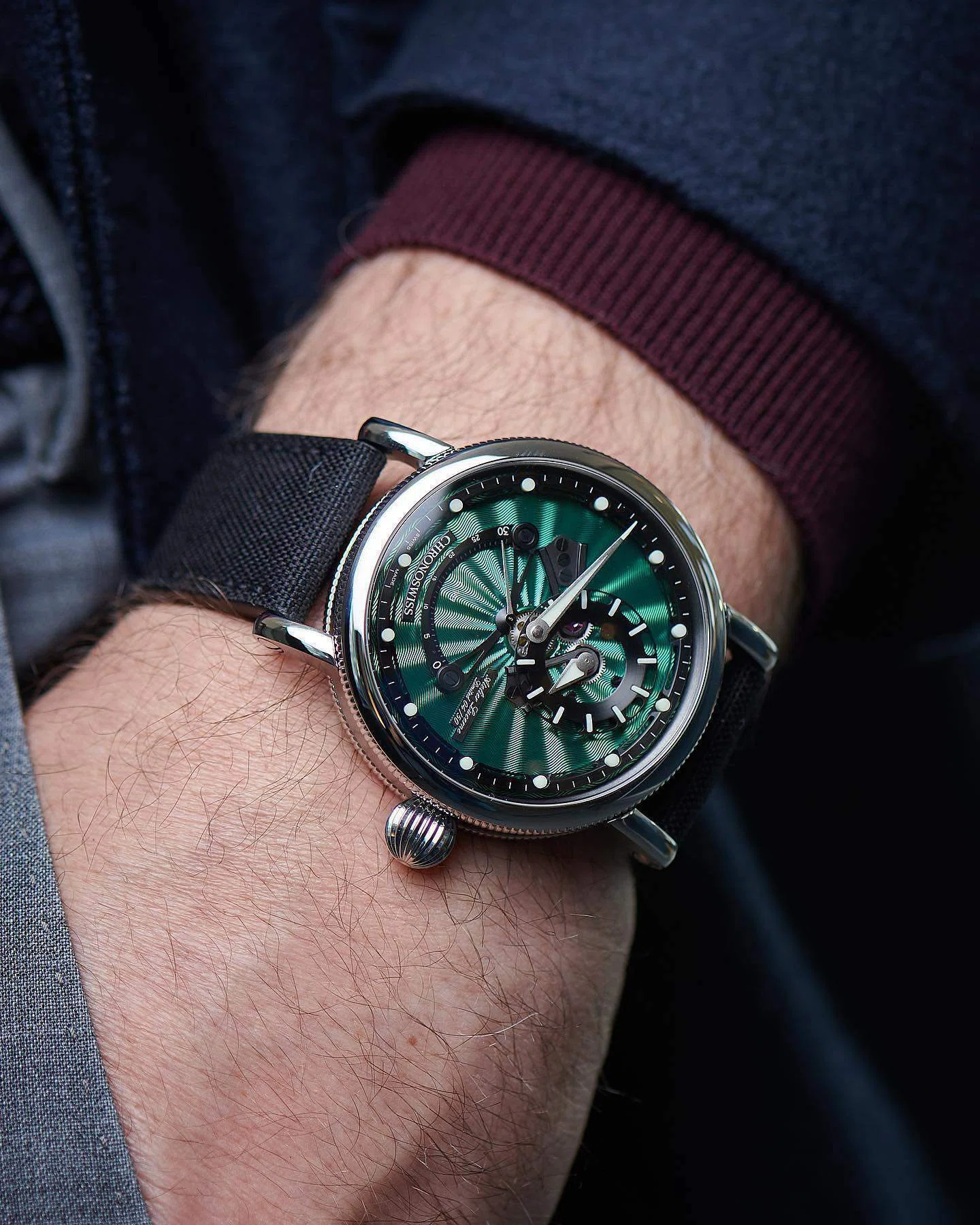 Open Gear Resec Chameleon CH-6923-PABK｜CHRONOSWISS クロノスイス