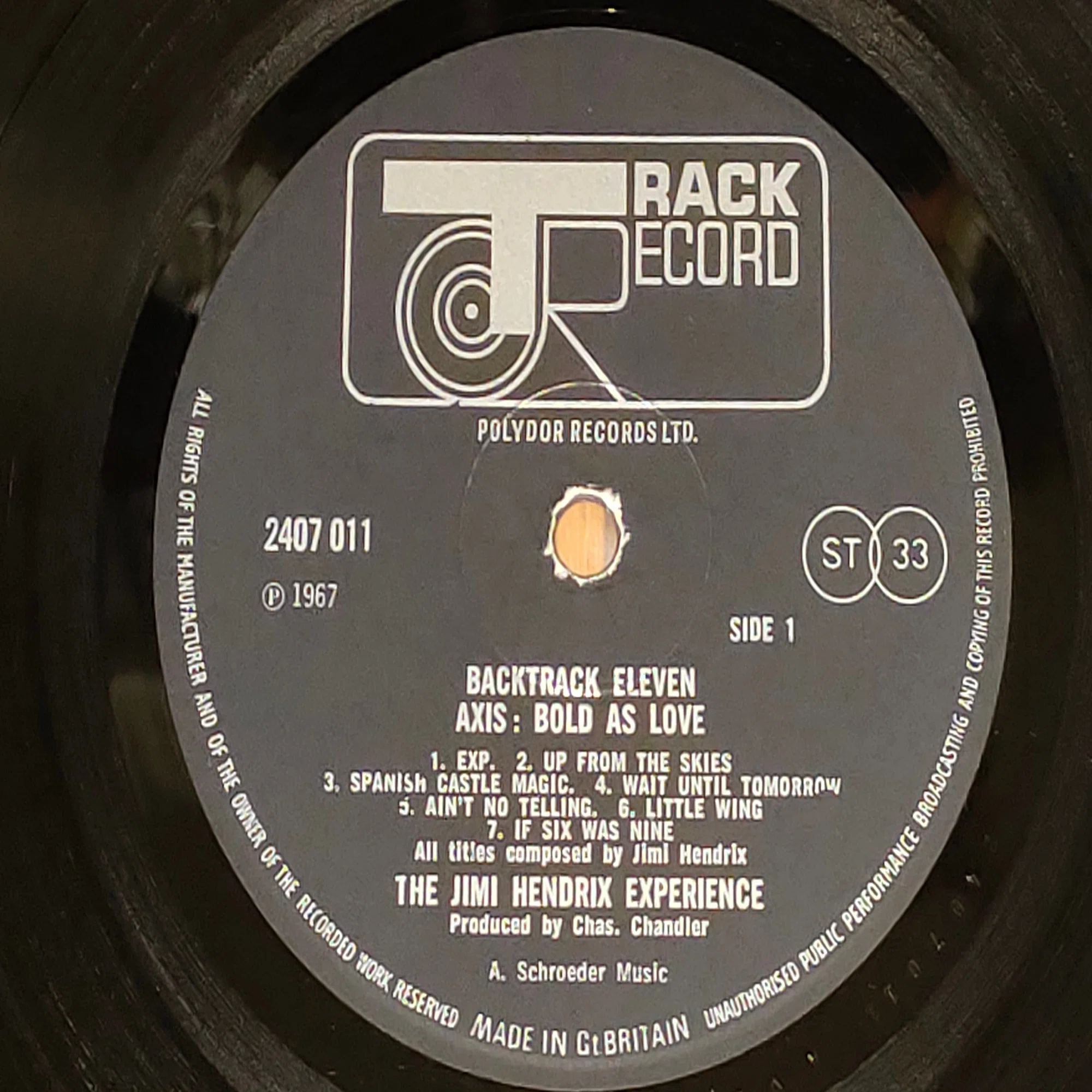 Axis: Bold as Love】(1967) The Jimi Hendrix Experien-ce 実験的で 