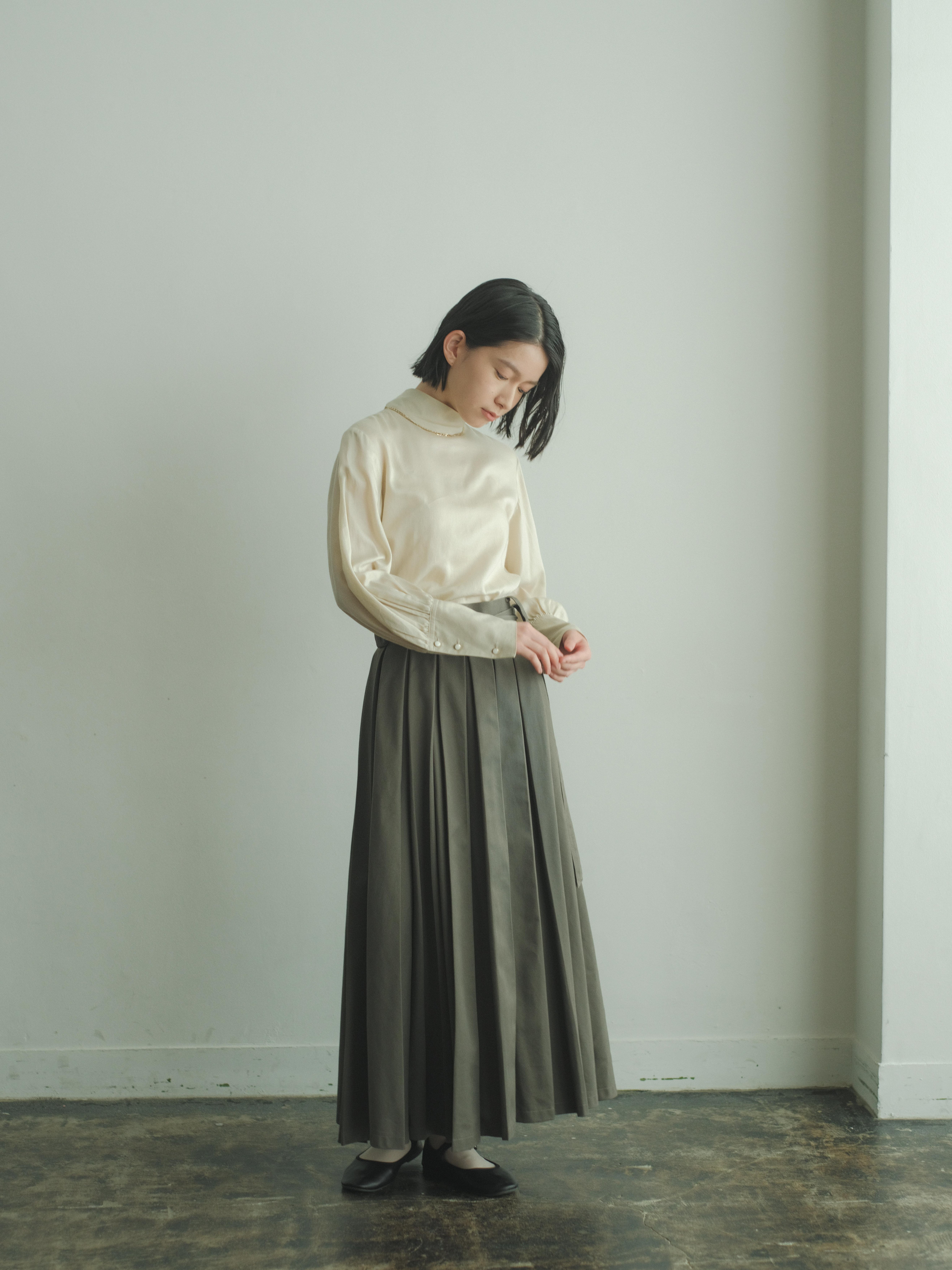 foufou ハイネックドレスシャツ 【新品】 foufou / フーフー | high