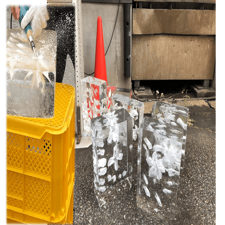 氷彫刻を教えて頂きました｜小野田の超純氷®【公式】