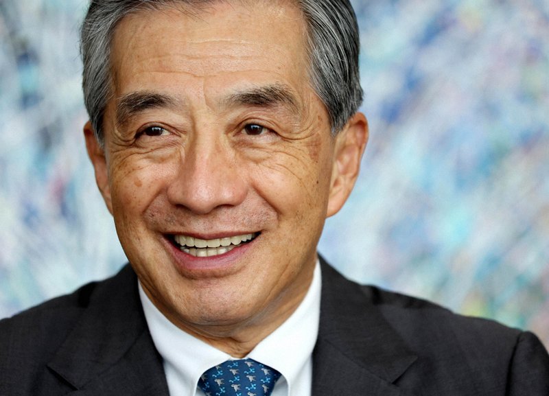 ノジマの野島廣司社長=横浜市西区で、幾島健太郎撮影