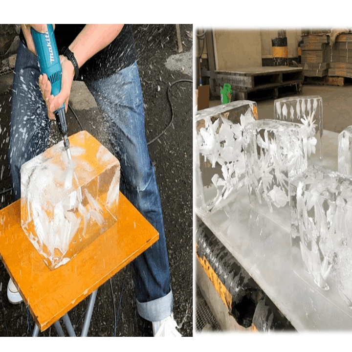 氷彫刻を日々練習中です！｜小野田の超純氷®【公式】