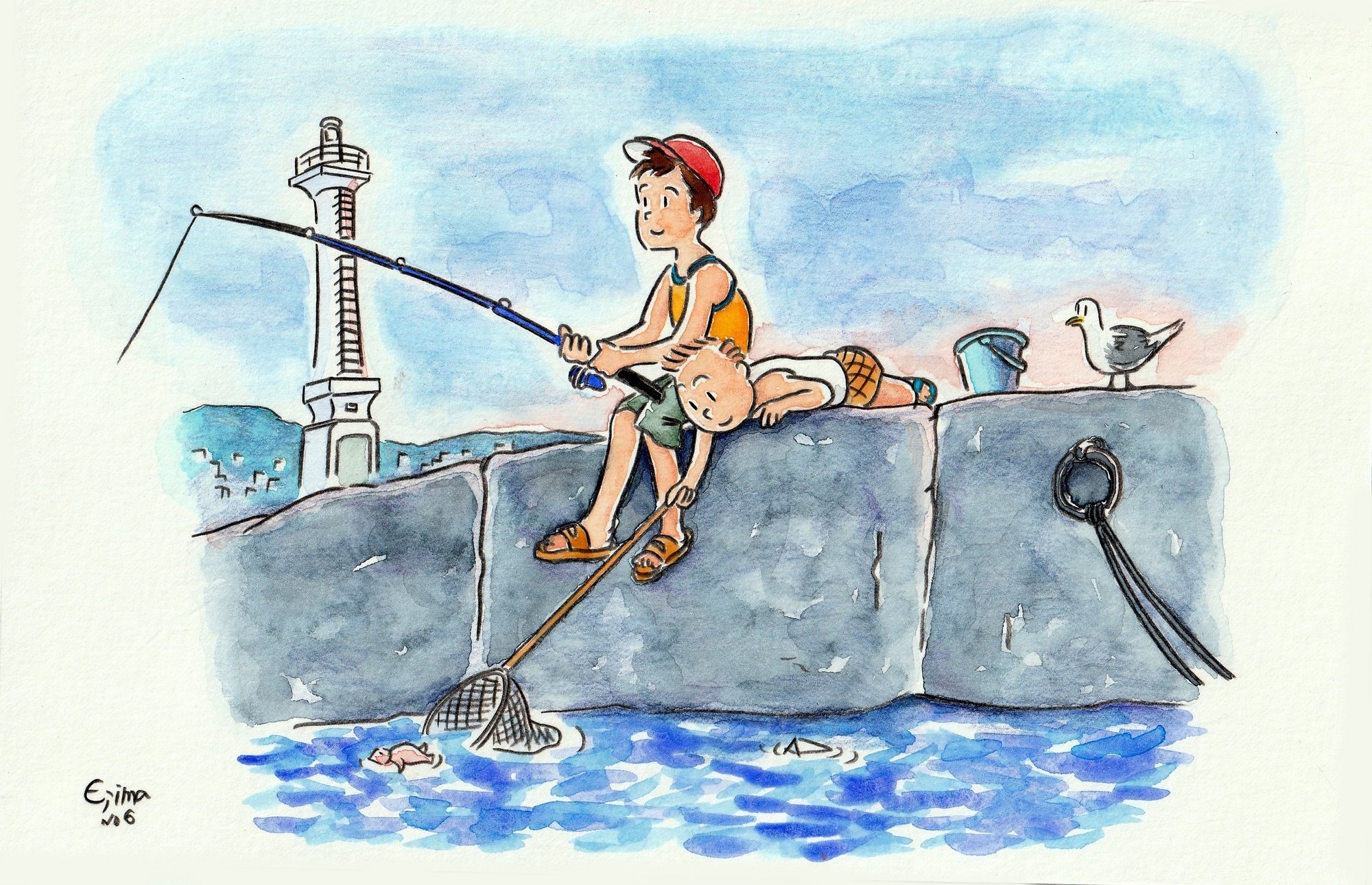 旭防波堤あたりで釣り 江島 達也 対州屋 Note 旭防波堤あたりで釣り 江島 達也 対州屋 Note