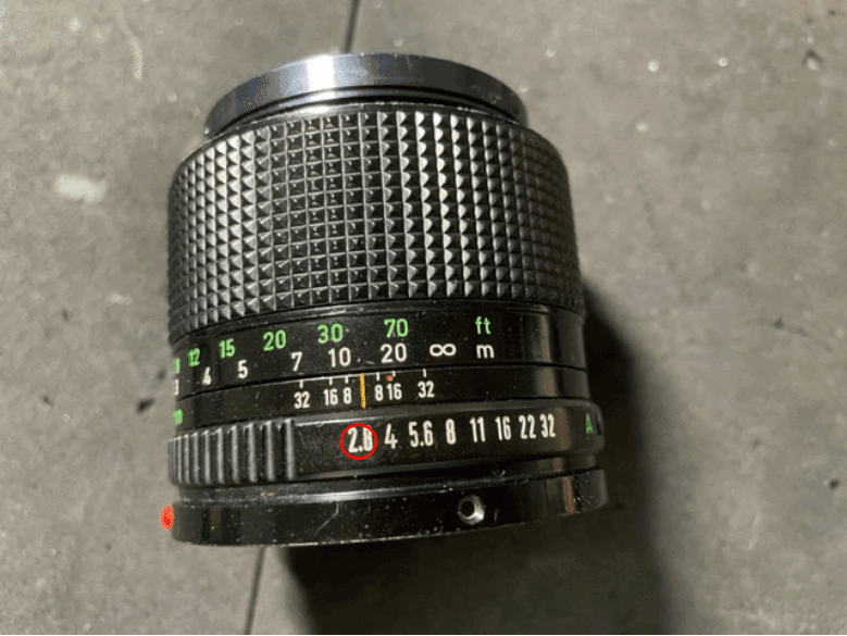 CANON NEW FD 135mm F2.8 分解清掃済み#218