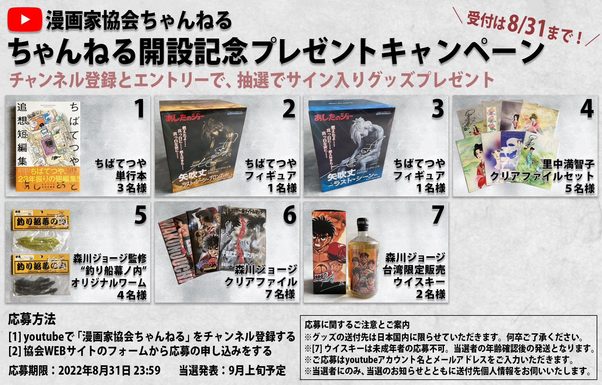 漫画家協会ちゃんねる開設記念プレゼントキャンペーン 日本漫画家協会 Note 漫画家協会ちゃんねる開設記念プレゼントキャンペーン 日本漫画家協会 Note