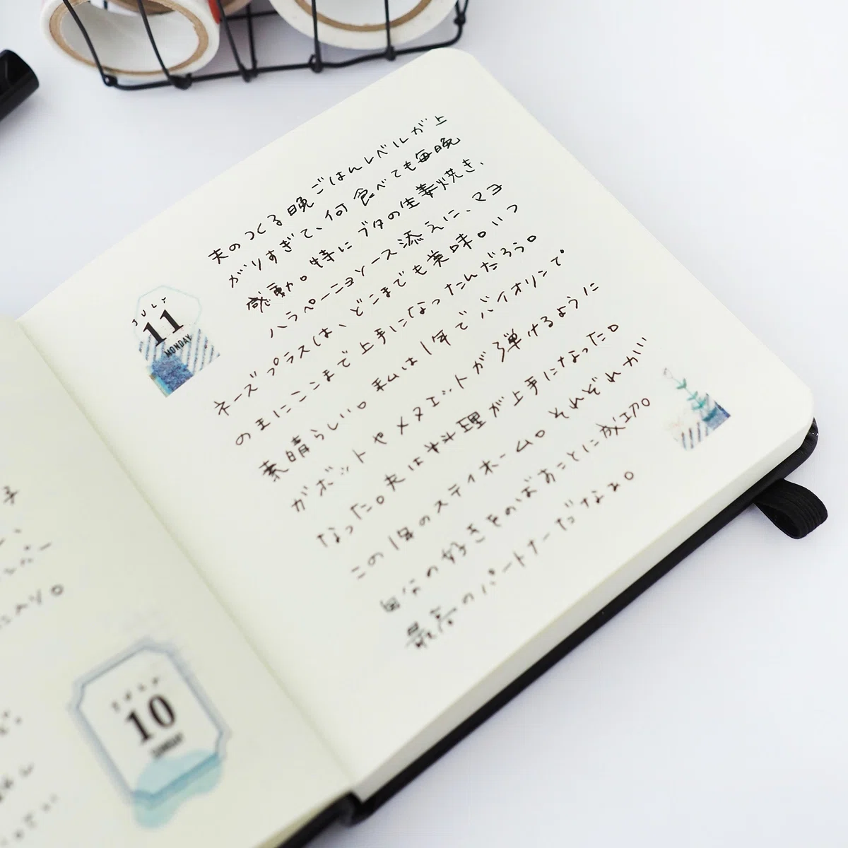 12cm正方形スケッチブックで書く「絵本日記手帳」｜ASANEL