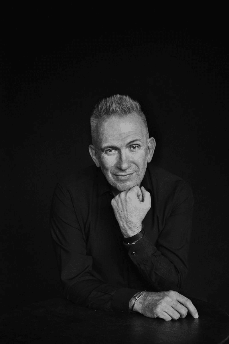 Jean Paul Gaultier 顔 シャツ モノトーン ゴルチェ Jean Paul Gaultier 顔 シャツ モノトーン ゴルチェ