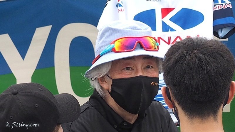 三菱地所JCLプロロードレースツアー2022 HT広島トヨタ・広島クリテリウムメイン会場:YONEX ROAD BIKEブース