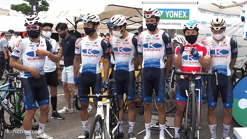 三菱地所JCLプロロードレースツアー2022 HT広島トヨタ・広島クリテリウムメイン会場:YONEX ROAD BIKEブース